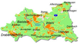 Karte von Wiehl