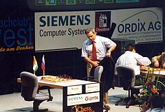 Kasparov, Frankfurt'taki "Chess Classics" satranç turnuvasında, 1999