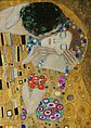 Detail aus „Der Kuss“, Gustav Klimt. 1908/09
