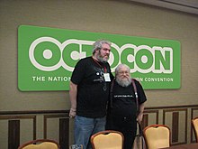 Kristian Nairn and George R. R. Martin at Octocon