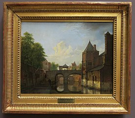 De Oude Gracht in Utrecht, 1782, Louvre (Parijs)