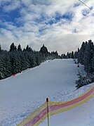 Piste du Tétras, station de ski de Gérardmer La Mauselaine.