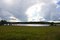 Labodasjön frän norra ändan. söderut