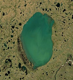 Jezero ze satelitu Sentinel 2 (2019)