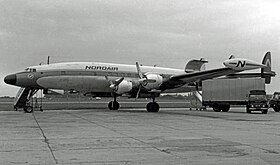 Lockheed L-1049 Constellation « Starliner » aux couleurs de la Nordair.