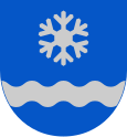 Snowflake in the coat of arms of Lumijoki Lumijoki.vaakuna.svg