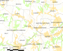 Châtillon - Localizazion