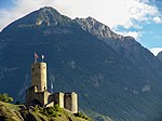 Burg La Bâtiaz, Martigny, 4. Platz bei Wiki Loves Monuments 2014 in CH