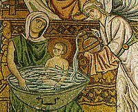 Mosaic from Daphni Monastery (ca. 1100) Daphni.jpg