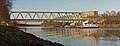 Nijmegen, railway bridge across the Maas-Waalkanaal