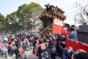 最大の見せ場である「坂上げ」