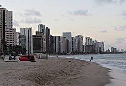 Vista da praia de Piedade