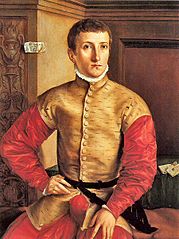 Portret siedzącego młodzieńca (1544), Uffizi