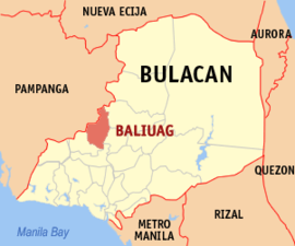 Baliwag na Bulacan Coordenadas : 14°57'14"N, 120°54'4"E