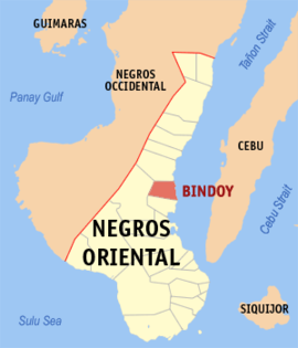 Bindoy na Negros Oriental Coordenadas : 9°46'N, 123°8'E