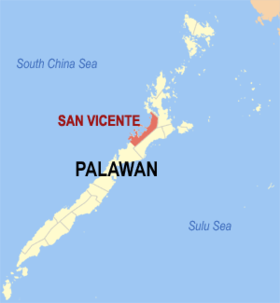 Mapa a pakabirukan ti San Vicente