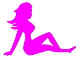 Датотека:Pink silhouette.svg
