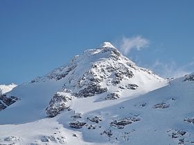 Vue du sommet depuis la station de Val Thorens.