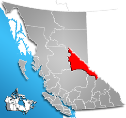 Distretto regionale di Fraser-Fort George – Mappa