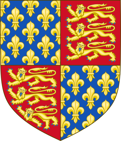 Archivo:Royal Arms of England (1340-1367).svg