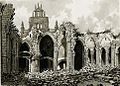 Ruinas del convento de San Pablo de Burgos. (Siglo XIX).