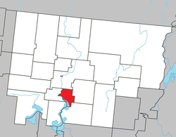 Location within Abitibi RCM.