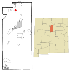 Location of Pojoaque, New Mexico.