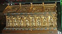 Shrine of Charlemagne (1215) Sarg Karl.jpg