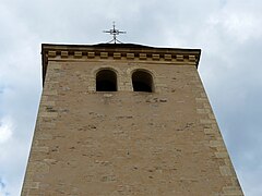 Le clocher de l'église.