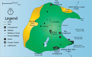 Plan de l'île