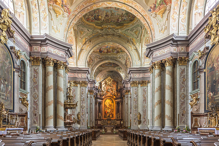 Интерьер монастыря Херцогенбург[нем.] в Нижней Австрии.