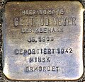 Stolperstein für Gertrud Meyer (Silvanstraße 15)