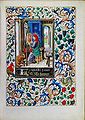 Getijden van Maria van Bourgondië, De heilige Lukas, ca. 1470, Gotisch