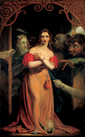 Theodor von Holst, Bertalda, Assailed by Spirits, c. 1830 Theodor von Holst Bertalda Assailed Spirits.png