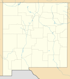 Мора на карти New Mexico