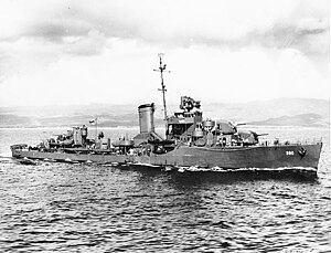 USS Ralph Talbot v roce 1943