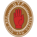 A graphic of the Ulster Volunteer Force emblem