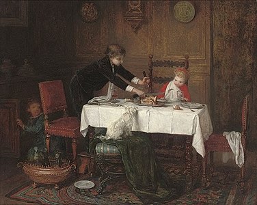 Un repas espiègle (1872), locatie onbekend.