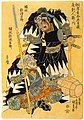 Print of two of the Forty-seven Ronin by Utagawa Kunisada