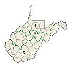 West Virginia's congresdistricten vanaf 2003