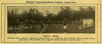 Матч 1923 года Литва — Эстония