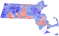 2022 Massachusetts Gubernatorial Election by Town