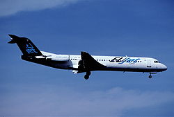 Fokker 100 der EUjet