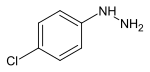 Strukturformel von 4-Chlorphenylhydrazin