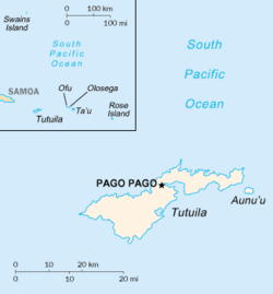 Samoa Americane - Mappa