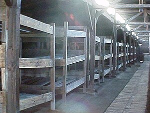 Unterkunft in Auschwitz-Birkenau