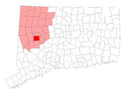 Location in Litchfield County, Connecticut