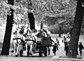 1976: Children on a "carriage ride" in the Friedrichshain public park (Berlin)