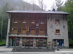 El ayuntamiento de Canfranc