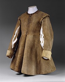 Lederrock eines Mannes, "ca. 1630-1640". Es fehlen Kragen und Manschetten. (Metropolitan Museum of Arts, New York)